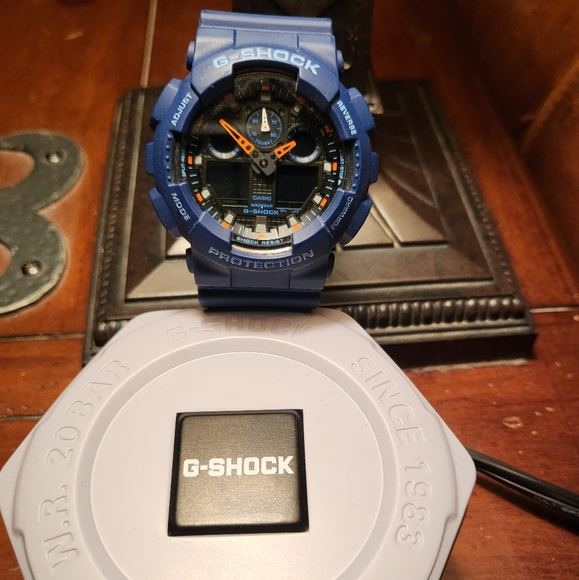 G-Shock Other - Men's Blue G Shock watch. Just had a new battery put in. Looks new and it's big.